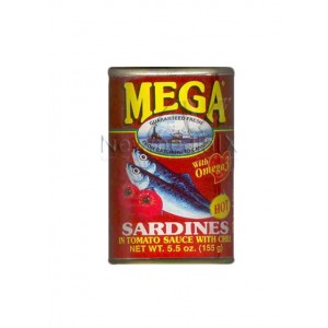 Mega Sardines , in Tomato Sauce  Chili Added (425 grams)