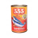 555 , Sardines in Tomato Sauce Hot