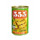 555 , Sardines Fried Sardines Hot & Spicy 