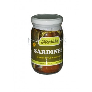 Montaño , Sardines in Corn Oil (240 grams)