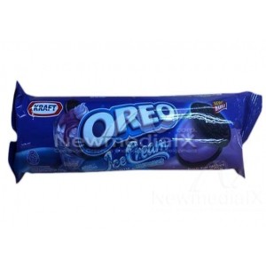 Oreo Blueberry ice cream