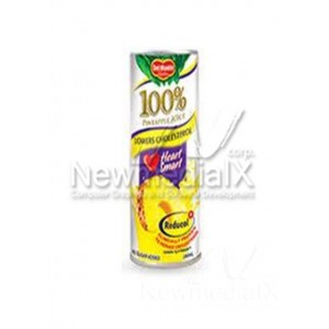Del monte 100% Pineapple juice drink lowers cholesterol