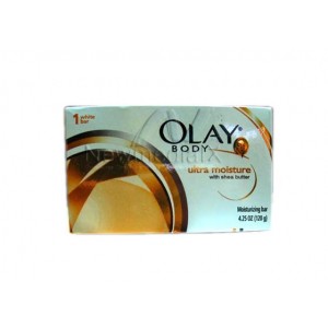 Olay , Beauty Bar   Ultra Moisture Moisturizing Bar with  Shea Butter  (120 grams)