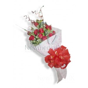 Dozen Red Roses Bunch