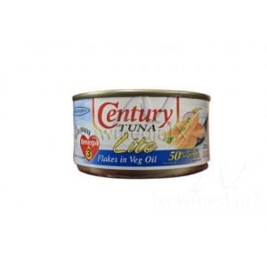   Century , Tuna Flakes in Vegetable Oil  --  Lite 180 grams 