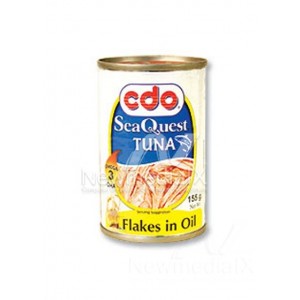 CDO Sea Quest Tuna Flakes in oil 155 grams